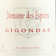 GIGONDAS  2012 - DOMAINE DES ESPIERS